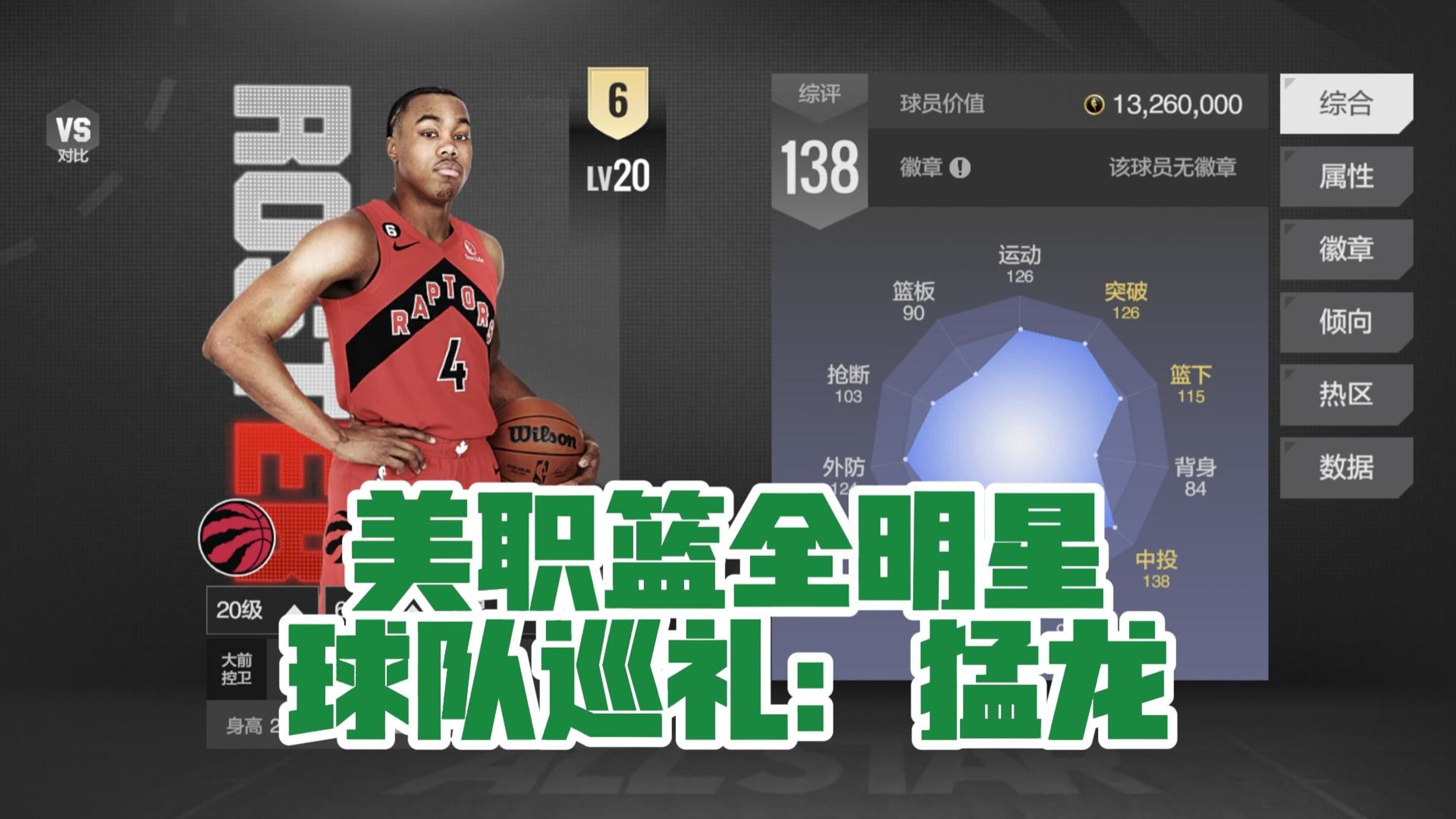 猛龙，全明星入选，爆发新星！